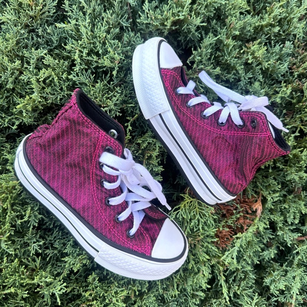 Converse Chuck Taylor All Star Platform Lift Sparkle High Top Sneakers Size 12